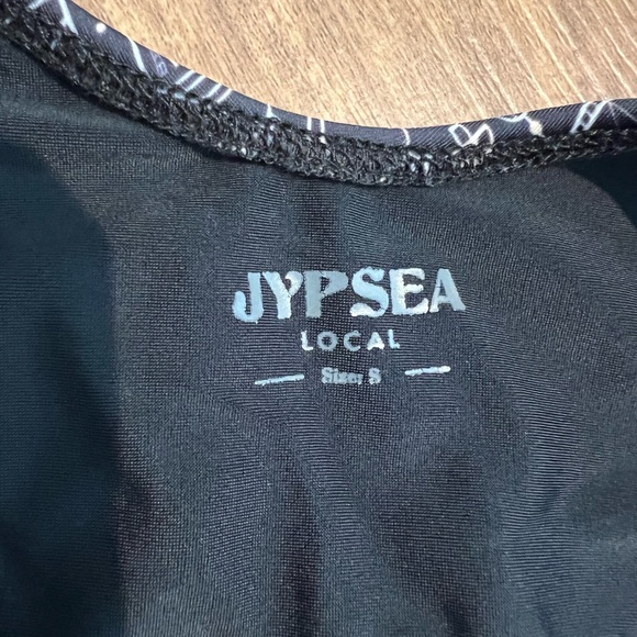 Jypsea Local Bikini Set, Top Size M, Bottoms Size S, Black Alchemy Pattern - Picture 5 of 6